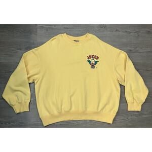 Krusty The Clown Joker Sweatshirt Oversized Fit Men’s Size XL NWT